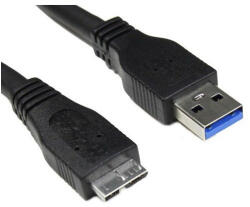 Akyga AK-USB-14 kábel USB-A - micro USB-B 1, 8m - fekete