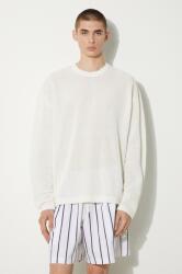 Mki Miyuki Zoku pamut hosszúujjú Loose Gauge Long Sleeve fehér, sima, LOOSE. GAUGE. LONG. SLEEVE - fehér XXL