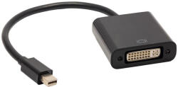 Akyga AK-AD-37 mini DisplayPort (apa) / DVI 24+5 pin (anya) adapter kábellel 15cm