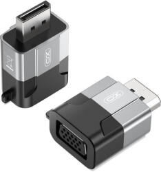 XO GB016 Displayport - VGA adapter - szürke