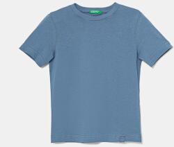 Benetton gyerek pamut póló sima, 3I1XC109W - kék 122