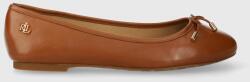 Lauren Ralph Lauren bőr balerina cipő Jayna - barna Női 38.5