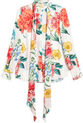 Ted Baker Cămaşă Luusile Scarf Detail Printed Long Sleeve 280561 white
