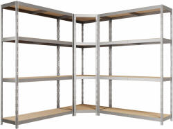 AR Shelving Polcrendszer: sarokpolc RIVET Budget & 2 polc 180x190x190x40cm, horganyzott