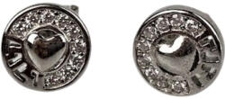 Flippy Cercei din Argint 925 Jolie Silver, Model Inima in Cerc, 8 x 8 mm, 1.6 g (teo-13333)