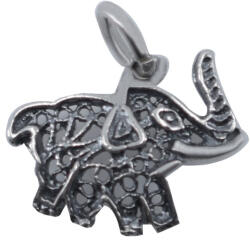 Flippy Pandantiv din Argint 925 Elefant filigran oxidat, 0.97 g (teo-06031)