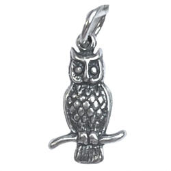 Flippy Pandantiv, Jolie Silver, Argint 925, Model Bufnita Pe Creanga, 1.6 g, 2 x 1 cm (teo-06049)