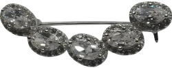 Flippy Brosa din Argint 925 Semicerc cu Zirconii (teo-09377)