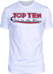 Top Ten Tricou , œGet in the Ring, - alb, marime XL, cu eticheta WAKO (138-1006-WAKO)