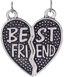 Flippy Pandantiv, Jolie Silver, Argint 925, Model Inima Best Friend, 1 g, 10x12 mm (teo-05934)