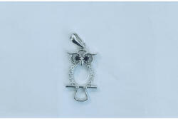 Flippy Pandantiv din Argint 925, model Bufnita cu pietre (teo-05921)