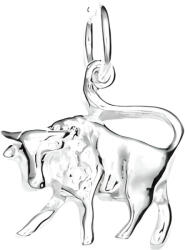 Flippy Pandantiv din Argint 925 Jolie Silver, Zodia Taur, 18 x 18 mm, 1 g (teo-05416)