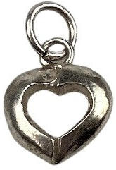 Flippy Pandantiv din Argint 925 Jolie Silver, Model Inima Contur, 18 x 12 mm, 1 g (teo-05802)