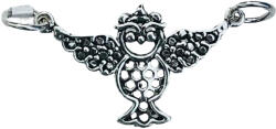 Flippy Pandantiv, Jolie Silver, Argint 925, Model Bufnita Patinata, 30 x 15 mm, 2.4 g (teo-05959)