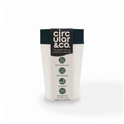 Circular&Co Circular Cup - Pahar Refolosibil Ecologic - Crem Negru 227ml