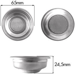 BaristaTools San Marco Coș Cu Un Singur Filtru 9gr - H24.5MM