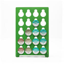YOKI Suport Din Lemn Pentru 20 Capsule Nespresso Verde