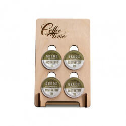 YOKI Suport Din Lemn Pentru 4 Capsule Nespresso Coffee Time