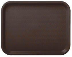  Tavă de plastic Fast Food Brown 28x20cm Tava