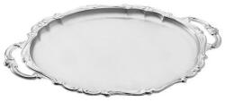 Motta Tavă de servire ovală Baroque Inox Silver 47x37cm Tava