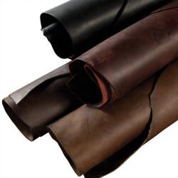 Tandy Leather Piele tabacita cu ulei Pull-up, Tandy Leather (Culoare: Negru) (9070-71)