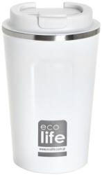 Ecolife Pahar Termos Albă 370ml