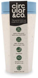 Circular&Co Circular Cup - Pahar Refolosibil Ecologic - Crem Albastru Deschis 340ml