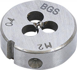 BGS technic Filiera M2 x 0, 4 x 25 mm, BGS 1900-M2X0.4-S (B-1900-M2X0.4-S) Filiera