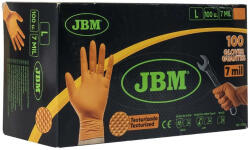 JBM Manusi mecanic auto, nitril portocaliu - 7 mil, marimea L, 100 Buc, JBM 53552 (JBM-53552)