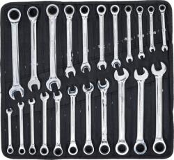 BGS technic Set chei combinate cu clichet marimi metric + ţoli, 22 piese, BGS DIY 30010 (B-30010)