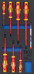 BGS technic Set surubelnite VDE pentru banc de lucru mobil, 8 piese, BGS 4037 (B-4037)