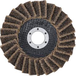 BGS technic Disc şlefuire evantai Pâslă Ø 125 mm Granulaţie 80 (B-74472)