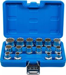BGS technic Set chei tubulare 8 - 24 mm in 12 colturi, antrenare 12, 5 mm (1/2") , 16 piese, BGS 2226 (B-2226)