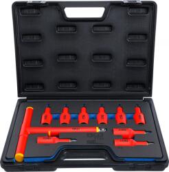 BGS technic Set biţi Torx T20 - T55 cu izolatie VDE, antrenare patrat interior 1/2" (12, 5 mm), 10 piese, BGS 7131 (B-7131)