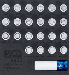 BGS Set chei pentru prezoane de roti VW-Audi, 23 piese, BGS 8933 (B-8933)