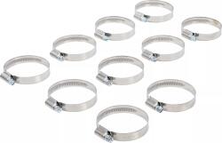 BGS Set coliere din inox pentru furtun cu diametre intre 40 - 60 mm, 10 piese, BGS 8095-40x60 (B-8095-40x60)