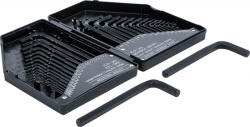 BGS technic Set chei Imbus tip L dimensiuni in ţoli / metric, 30 piese, BGS DIY 810 (B-810) Cheie imbus