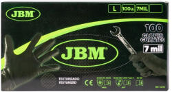 JBM Manusi mecanic auto, nitril negru - 7 mil, marimea L, 100 Buc, JBM 54178 (JBM-54178)
