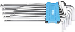 BGS technic Set chei Imbus tip L extra lungi, imbus / imbus cu cap sferic 1, 5 - 10 mm, 13 piese, BGS 9799 (B-9799) Cheie imbus