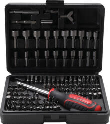 BGS technic Set biti si tubulare pentru autofiletante, antrenare 6, 3 mm (1/4"), 122 piese, BGS DIY 20101 (B-20101) Set capete bit, chei tubulare