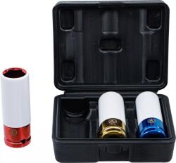 BGS technic Set tubulare de impact 17 - 19 - 21 mm cu protectie pentru jante din aliaj, antrenare 1/2", 3 piese, BGS DIY 7310 (B-7310)