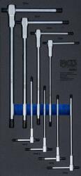 BGS technic Teuri cu mâner glisant, Profil Imbus 2 - 10 mm, 8 piese, B-6081 (B-6081) Cheie imbus