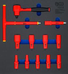 BGS technic Set chei tubulare VDE, Antrenare 10 mm (3/8"), 7 - 22 mm, 12 piese, BGS 70213 (B-70213) Trusa unelte