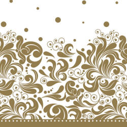 Javoli Díszes Gold szalvéta 20 db-os 33x33 cm (PKK052802)
