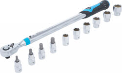BGS technic Set cheie dinamometrica, antrenare 12, 5 mm (1/2"), 40 - 200 Nm, 11 piese, BGS 2865 (B-2865)