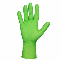 JBM Manusi de unica folosinta din nitril verde t: xl 7, 0mil (100 buc. ) textura diamant, JBM 54371 (JBM-54371)