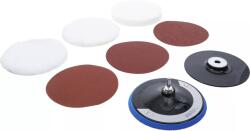 BGS technic Set discuri şlefuire şi polizare Ø 180 mm 8 piese (B-74380)