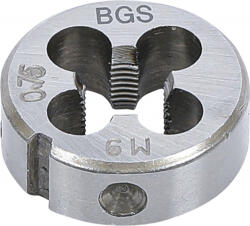 BGS technic Filiera M9 x 0, 75 x 25 mm, BGS 1900-M9X0.75-S (B-1900-M9X0.75-S) Filiera