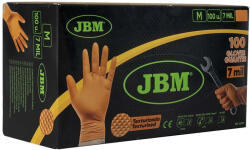 JBM Manusi mecanic auto, nitril portocaliu - 7 mil, marimea M, 100 Buc, JBM 53551 (JBM-53551)
