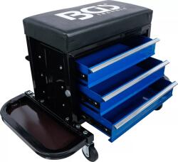 BGS technic Scaun cu role de atelier cu 3 sertare, BGS 2859 (B-2859)